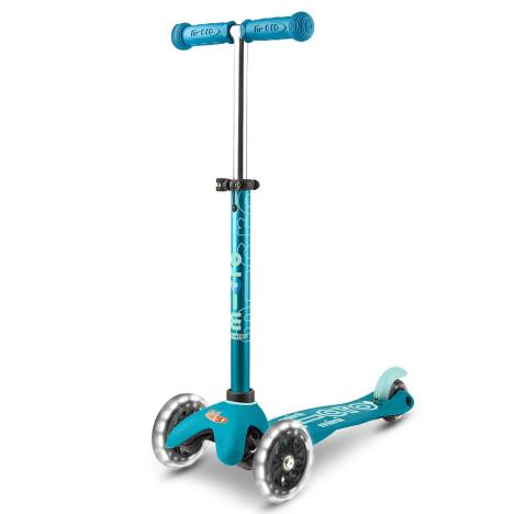 Mini Micro DELUXE LED Scooter: Aqua £87.95